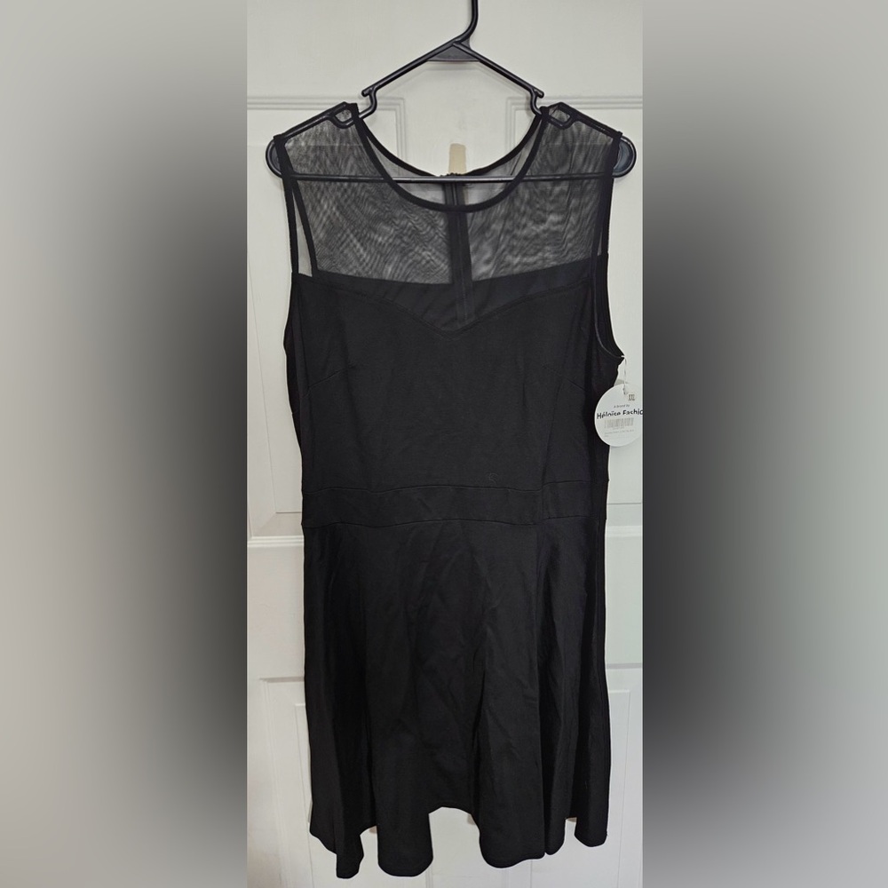 NWT Heloise Fashion xxl sleeveless Black Dress